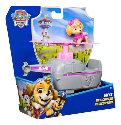 Paw Patrol Vehículo Con Personaje 16 Cm Skye