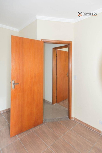 Apartamento Com 2 Dormitórios À Venda, 49 M² Por R$ 260.000,00 - Vila Camilópolis - Santo André/sp - Ap0968