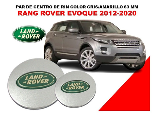 Par De Centros De Rin Range Rover Evoque 12-20 63 Mm