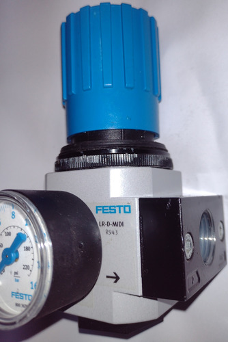 Regulador De Pesion Festo Lr-d-midi 159581... 16 Bar (Usado)