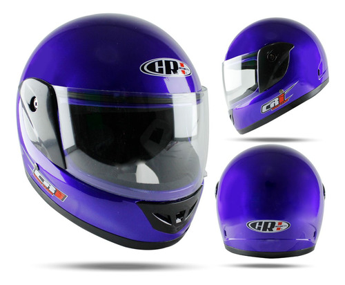 Casco Integral M Solido Cr1 Helmets