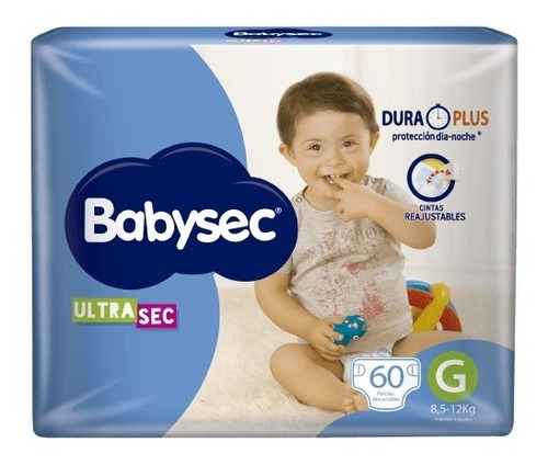 Pañales babysec Ultra G X 60 - Bebés Y Niños