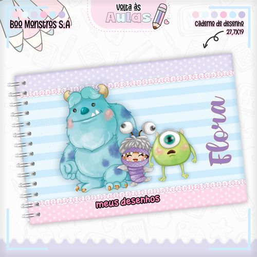 Arquivo De Corte Pack Voltas As Aulas Boo Monstra Sa