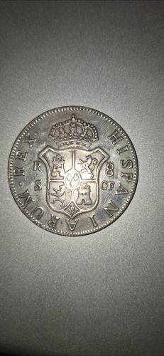 Moneda 8 Reales 1772 Carlos Iii Casa De Moneda Santiago Chil (Usado)