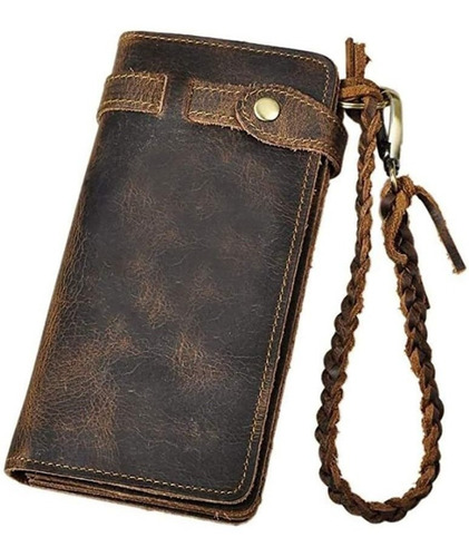 Cartera Organizadora De Chequera, Tarjetero, De Piel Auténti