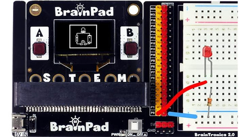 Brainpad Pulse Con Kit De Placa De Prueba