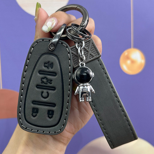 Chevrolet B5 Fashion Gray Leather + Lanyard + Metal