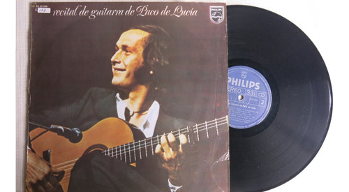 Vinyl Vinilo Lps Acetato Recital De Guitarra  Paco De Lucia