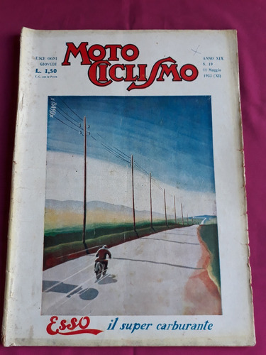 Revista Motociclismo N° 19 Año 1933 Epoca Fascismo