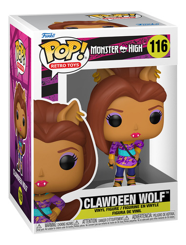 Funko Pop! Retro Toys #116 - Monster High: Clawdeen Wolf