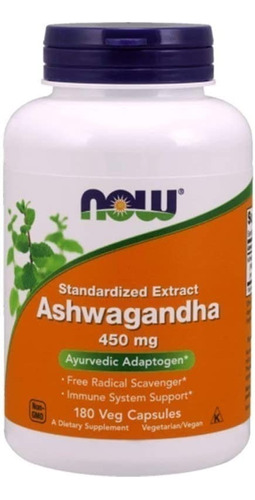 Ashwagandha 450 Mg - 180ct - Now
