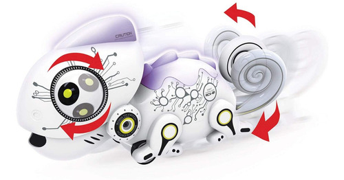 Mascota Robot Camaleon Cambia De Color Luces Gira A Control