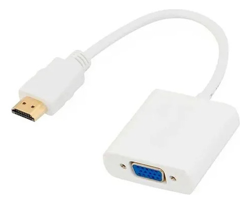 Cable Conversor Hdmi A Vga Adaptador Notebook Pc Consolas