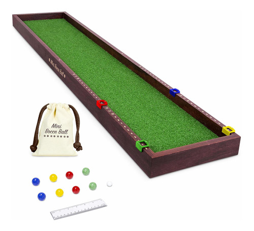 Gosports Juego De Mesa Mini Bocce Para Niños Y Adultos, Incl