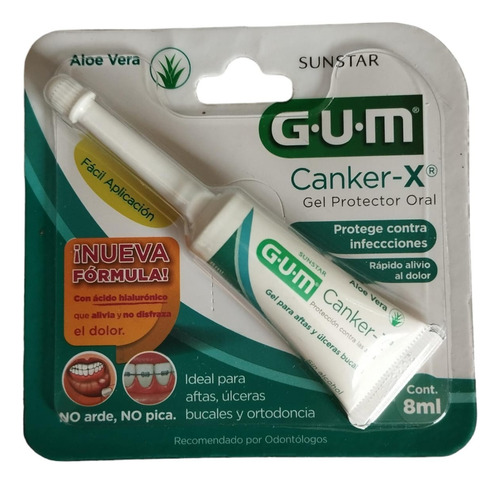 Gel Para Aftas Y Ulceras Bucales Canker - X 8ml Con Envió
