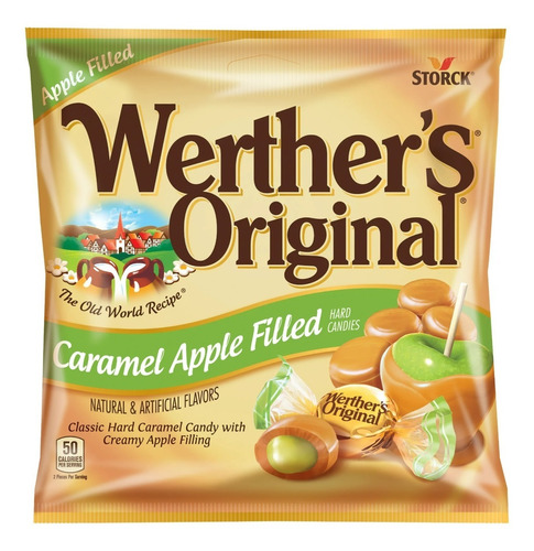 Dulce Werther's Original Caramel Apple Filled 156g Americano