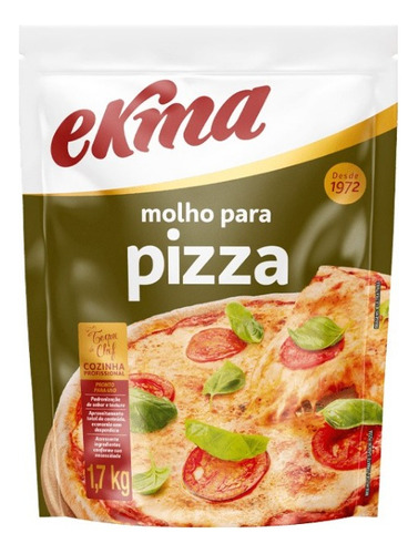 Molho Para Pizza Molho De Tomate Ekma 1,7kg
