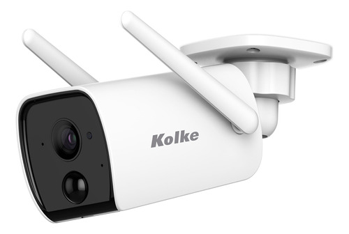 Cámara De Seguridad Inalámbrica Kolke 2mp Visión Noct Color