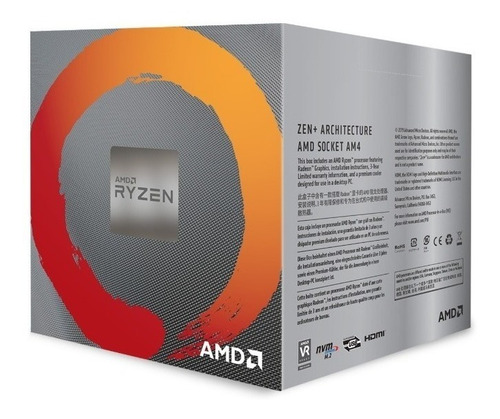 Procesador Gamer Amd Ryzen 5 3400g