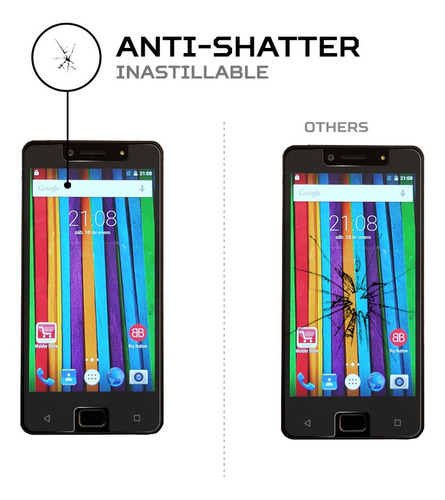 Protector De Pantalla Anti-shock Wolder Wiam 71 Plus