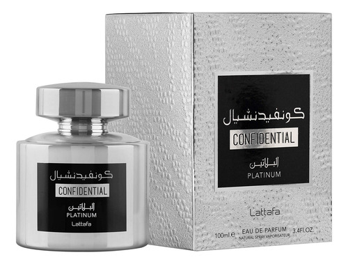 Perfume Lattafa Confidential Platinum, 100 Ml