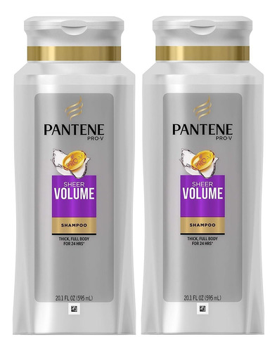 Pantene Pro V Sheer Volume Champú Para El Cabello, Grueso .