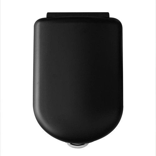 Bote De Basura Metálico 40l Negro Con Pedal