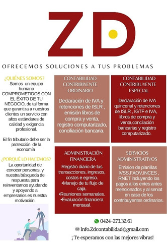 Imagen 5 de 5 de Servicios Contables Y Administrativos, Contador Publico