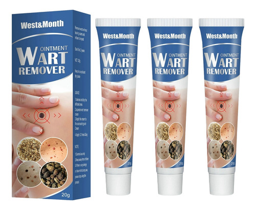 3×crema For Eliminar El Acné A Base Wart Remover