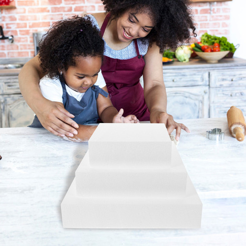 Nuevo Torta Falsa Modelo Foam Cake, 3 Unidades