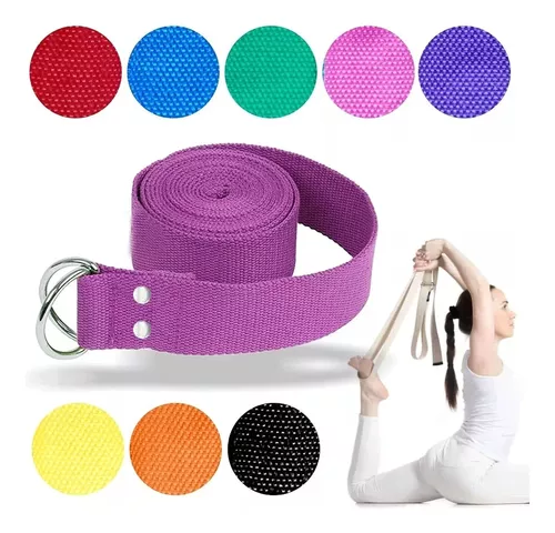 Cinturon Yoga Cinto Estiramiento 4 Mts