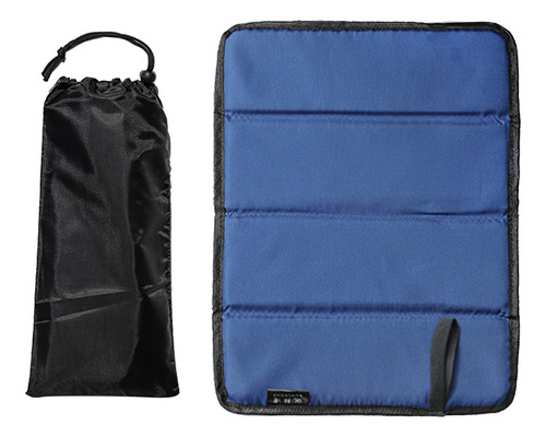 Plegable Al Aire Libre Senderismo Camping Cojín Azul Oscuro