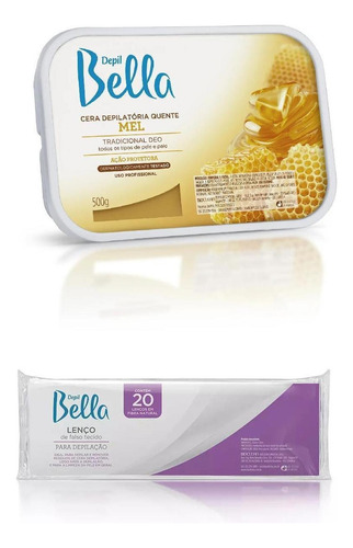 Kit Depilação Com Cera Quente Rolon E Termocera Mega Bell