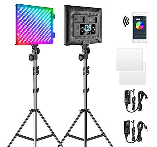 Kit De Iluminación Gvm 15'' Led Rgb 50w Con Control