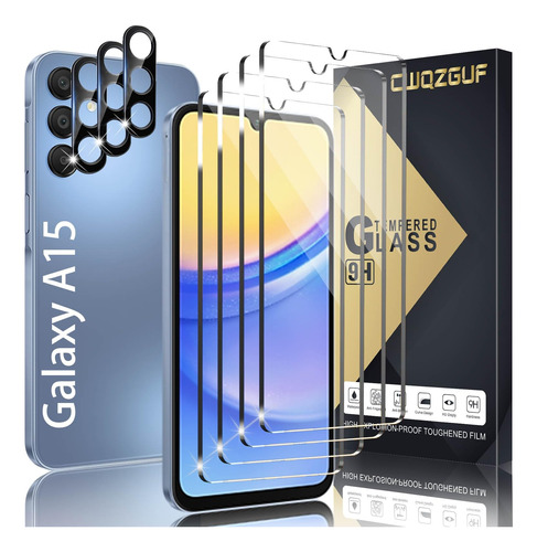 Protector Pantalla Galaxy A15 4+3 Vidrio Templado