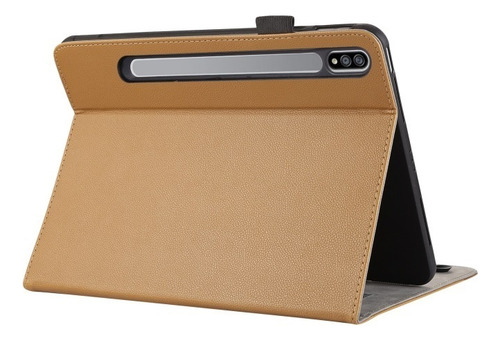 Funda Protectora For Tableta Con Patrón Litchi For Samsung