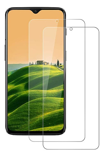 Oneplus 6 T O 7  Kit De Dos Vidrios Templados Full Screen Hd