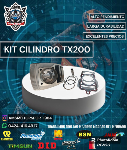 Kit De Cilindro Tx200