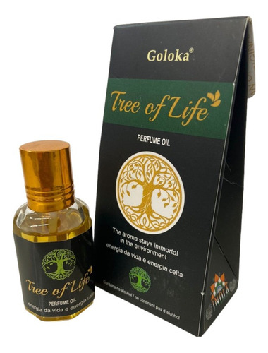 Óleo Perfumado Goloka Tree Of Life Árvore Da Vida Com 10 Ml