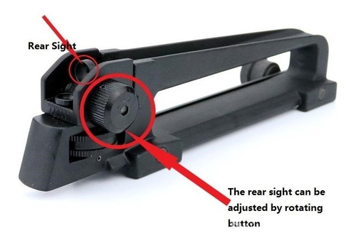 Imagen 4 de 8 de Asa De Transporte Carry Handle Para Ar15 M4 M16 Ak47