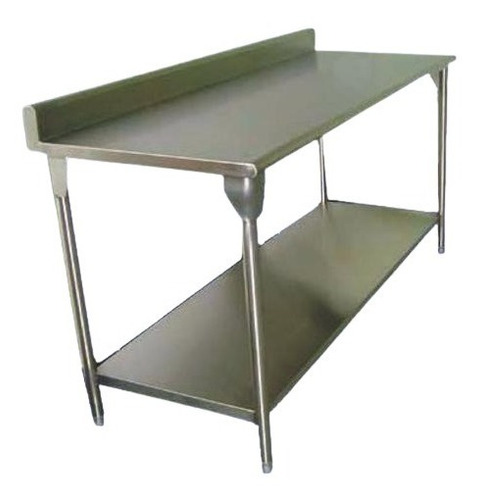 Imagen 1 de 2 de Mesa Trabajo Acero 439 180x70x90cm Mtp180e1ra9 Starinox Xavi