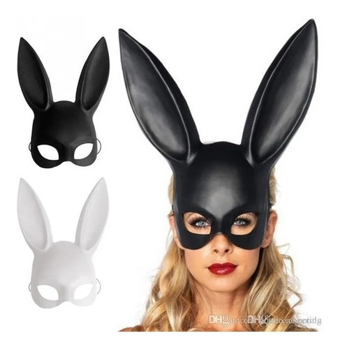 Orejas Coneja Disfraz Mascara Bugs Bunny Playboy Mujer Sexy
