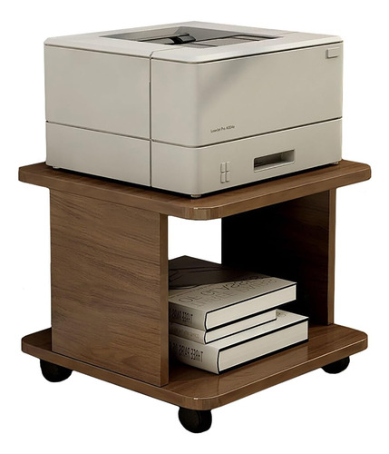 Soporte For Impresora, Estante De Mesa De Madera For Im...