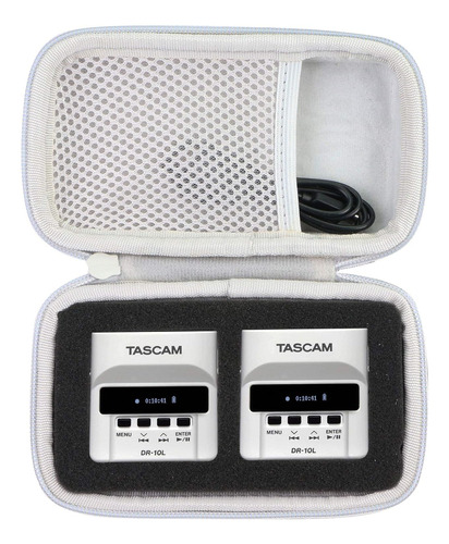 Estuche Rígido De Transporte Tascam Dr 10l Dr 10lw Gra...