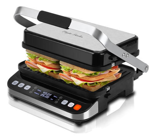 Sandwichera Panini Press 10 En 1 Parrilla Electrica De Inter