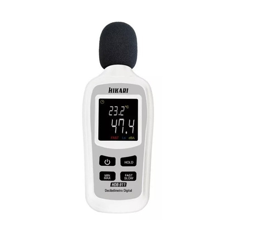 Mini Decibelímetro Digital Hdb-911 Hikari Profissional