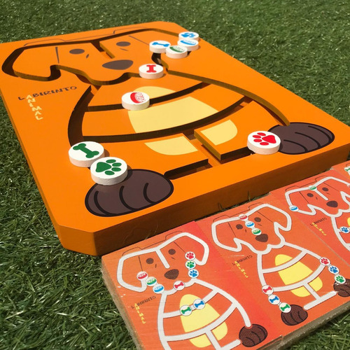Imagem 7 de 9 de Brinquedo Educativo Jogo Labirinto Animal Crianças