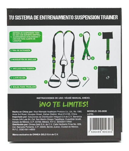 Imagen 6 de 10 de Suspension Trainer Go Plus