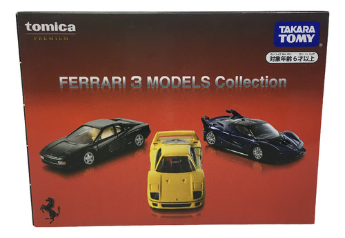 Takara Tomy  Tomica Ferrari 3 Models Collection
