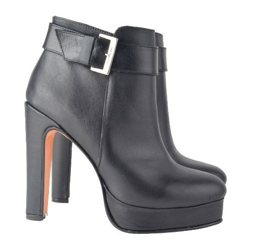 Imagen 3 de 8 de Botas Botinetas De Cuero De Mujer - Nigel - Ferraro